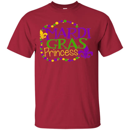 Mardi Gras Princess T-shirt Cardinal