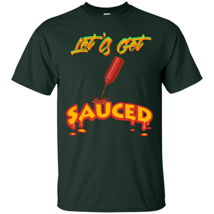 Let's Get Sauced Thanksgiving X-mas Gift Shirt Forest