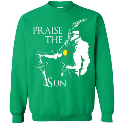 Gamer T-shirt Praise The Sun Knight T-shirt Irish Green