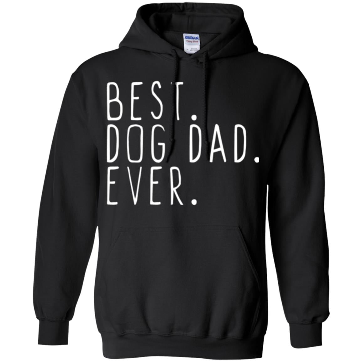 Best Dog Dad Ever T-shirt Black