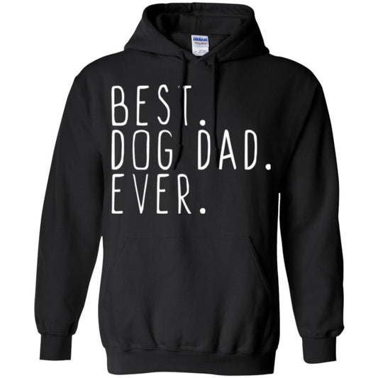 Best Dog Dad Ever T-shirt Black