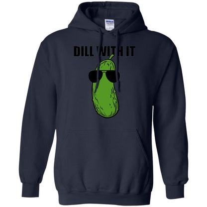 Funny Pickle T-shirt Dill With It Navy