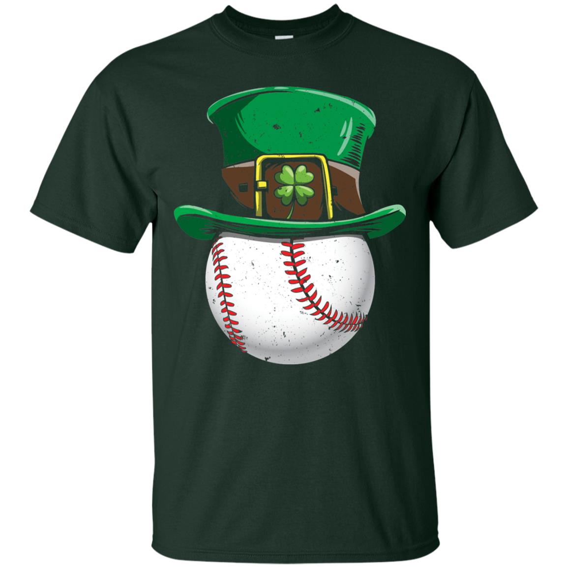 Leprechaun St. Patrick_s Day Baseball Ball T-shirt Forest