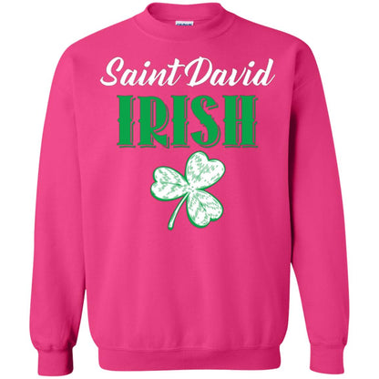 Saint Patrick's Day T-shirt Saint David Irish Heliconia
