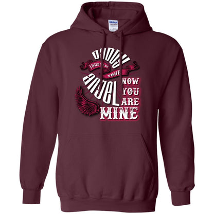 Daddy I Used To Be Your Angel Now You_re Mine T-shirt Maroon
