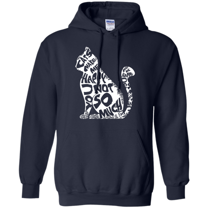 Cat Lover T-shirt Cat Make Me Happy You Not So Much Navy