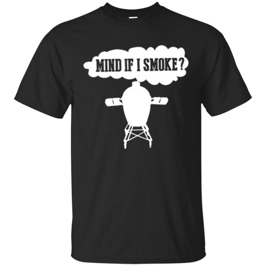 Outdoor Smoker T-shirt Mind If I Smoke Black
