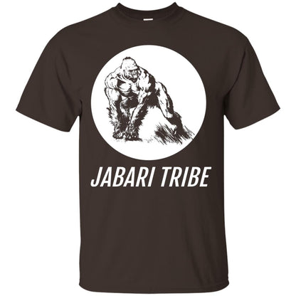 Jabari Tribe White Gorilla T-shirt Dark Chocolate