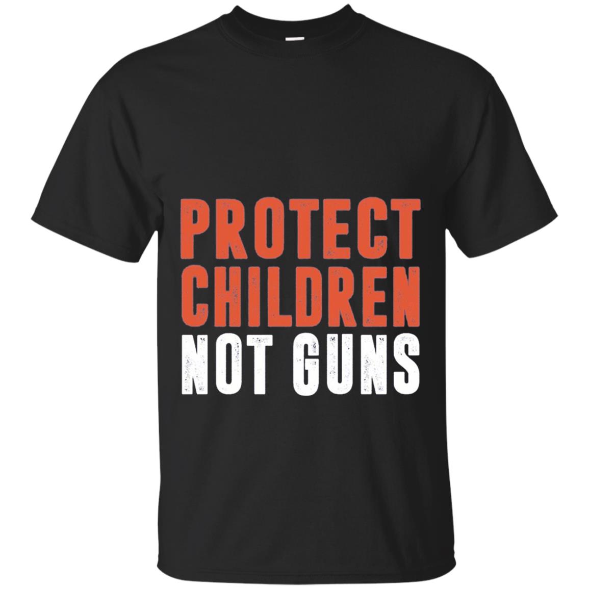 Protect Children Not Guns Anti Gun T-shirt Black