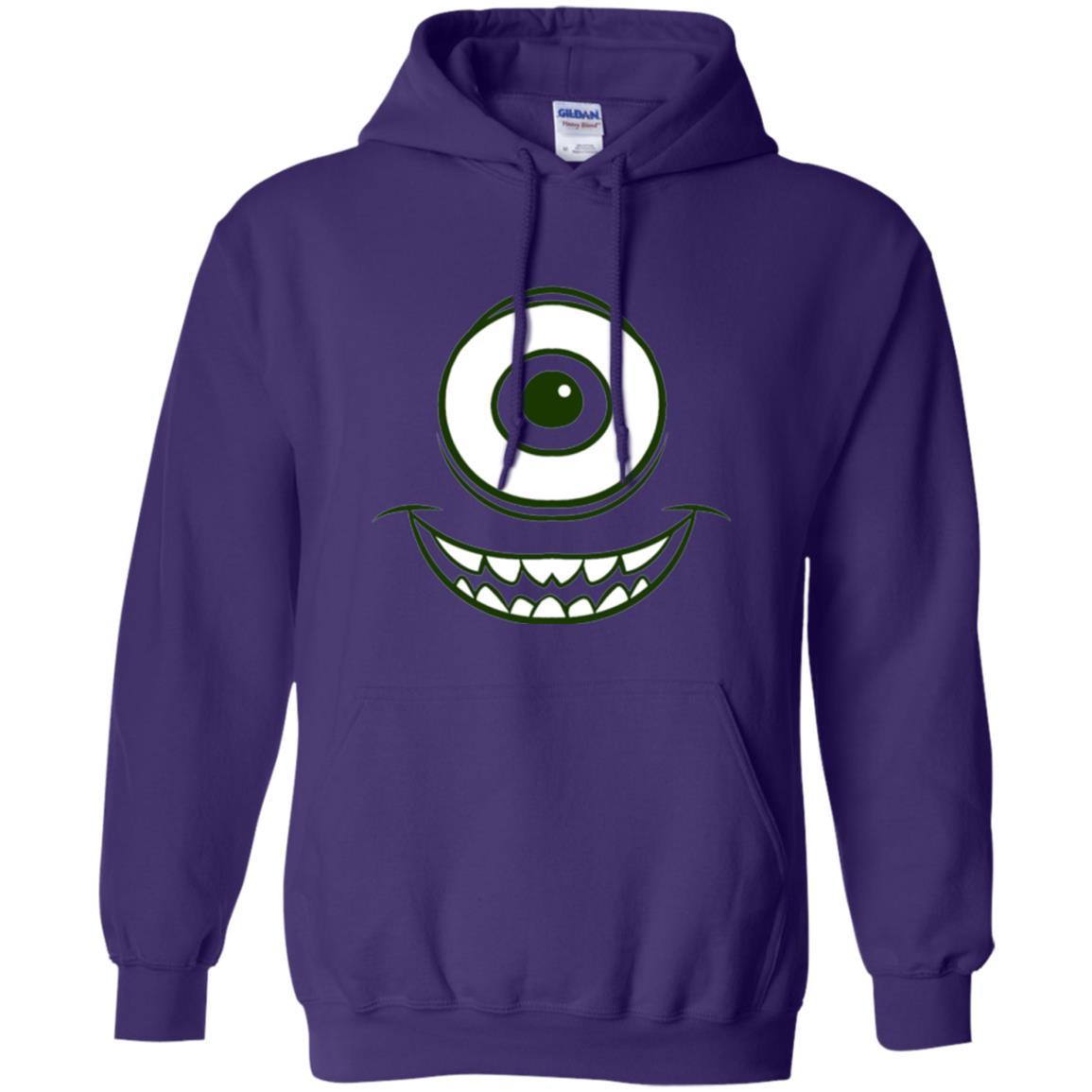 Cartoon T-shirt Mike Wazowski Eye Graphic Purple