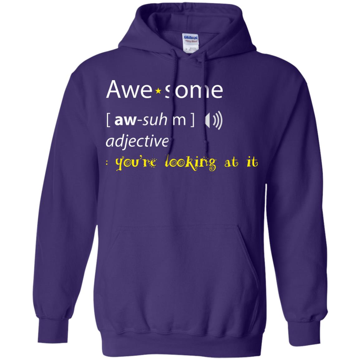 Awesome You_re Looking At It Cool Shirt For Boys Or Girls Purple