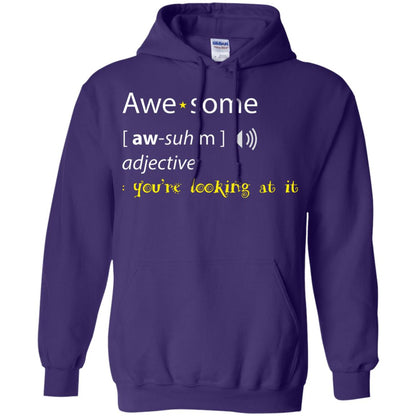 Awesome You_re Looking At It Cool Shirt For Boys Or Girls Purple