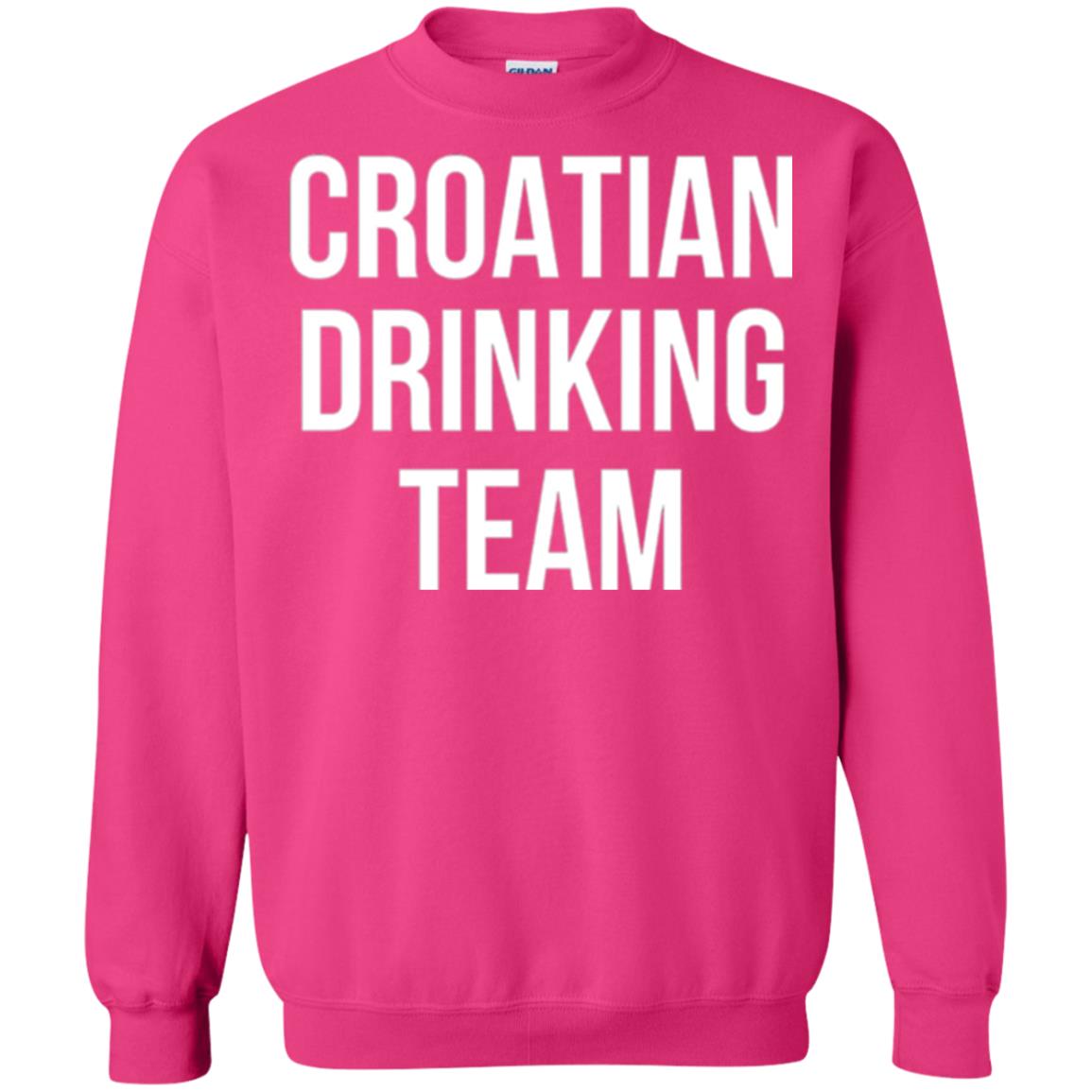 Croatian Drinking Team Drinking T-shirt Heliconia