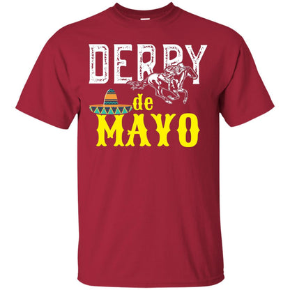 Cinco Derby De Mayo Horse Race Shirt Cardinal