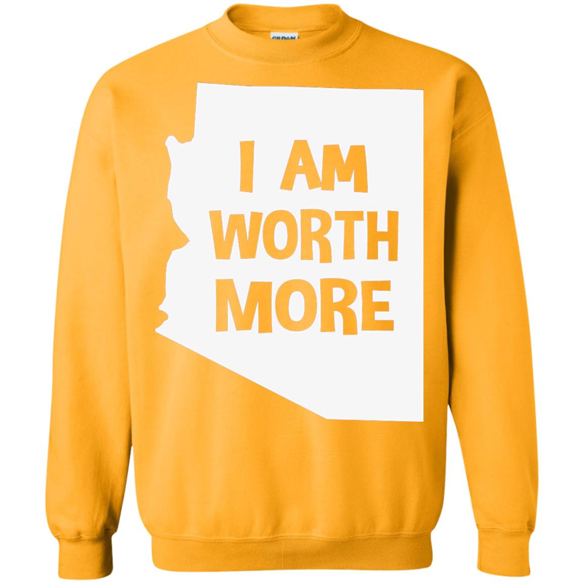 Arizona Teacher Shirt I Am Worth More Gold
