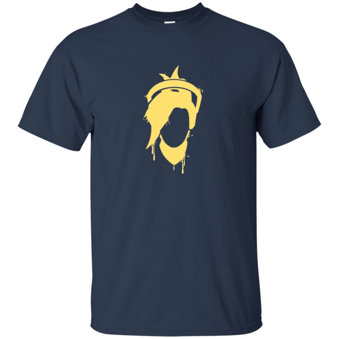 Overwatch Mercy Icon Spray T-Shirt Navy