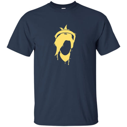 Overwatch Mercy Icon Spray T-Shirt Navy