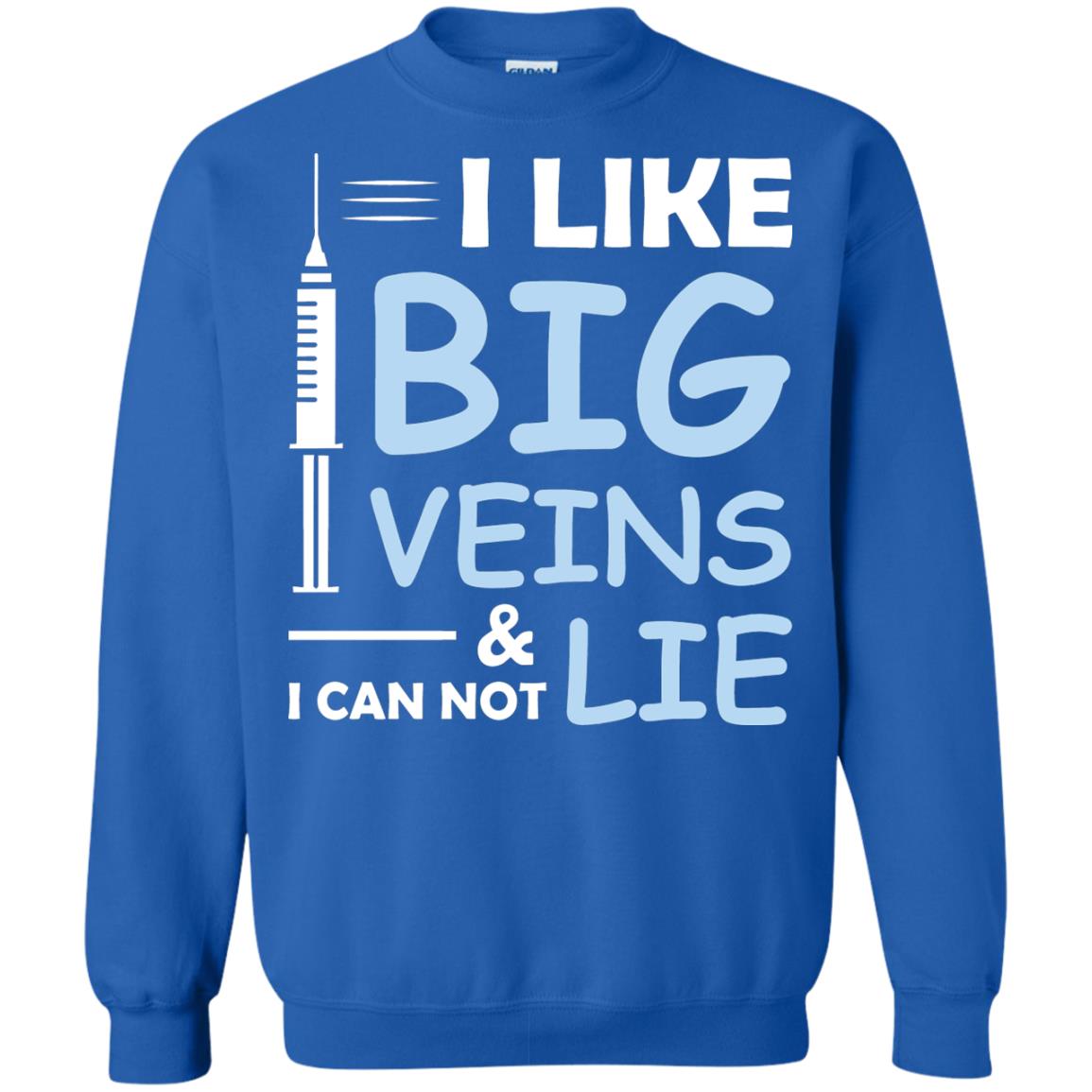 I Like Big Veins And I Can Not Lie Phlebotomist T-shirt Royal