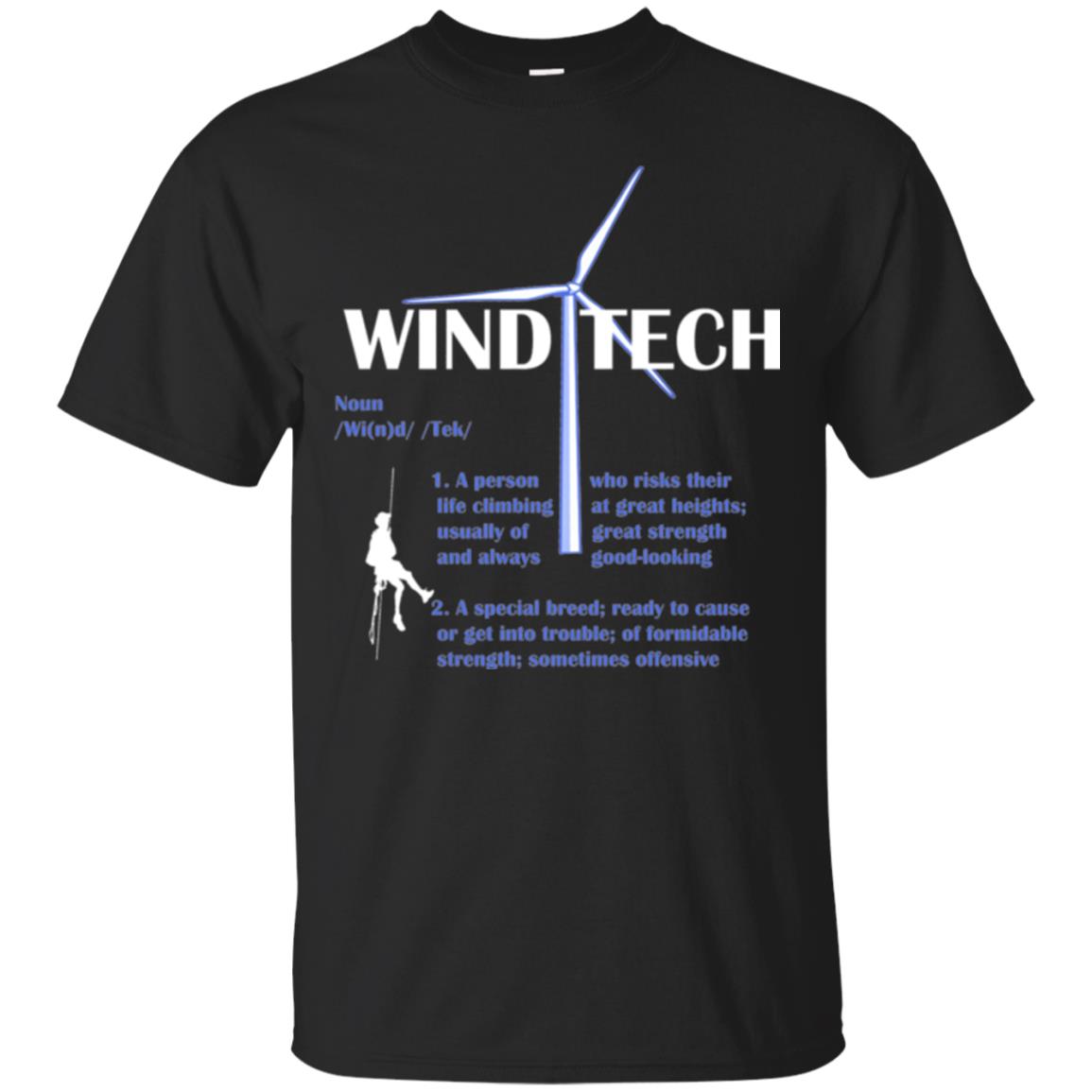 Wind Tech Definition T-shirt Black