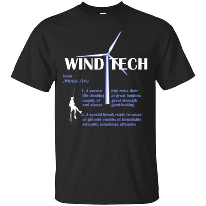 Wind Tech Definition T-shirt Black