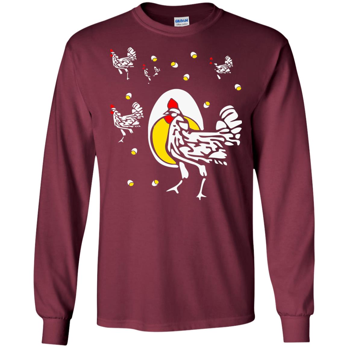 Chicken Shirt Roseanne T-shirt Maroon