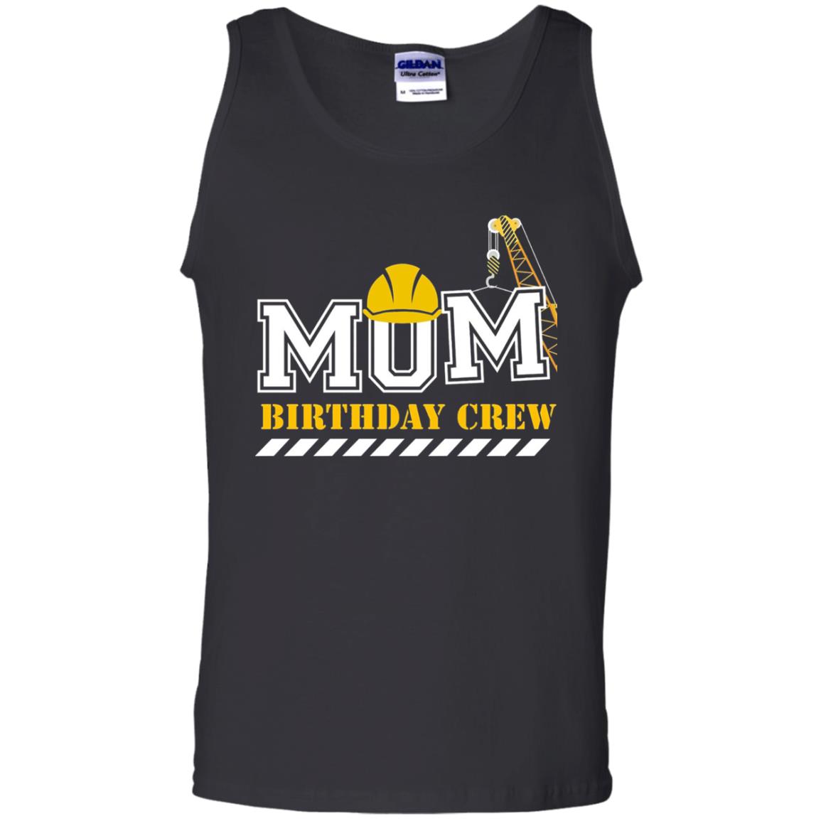 Mom Birthday Crew Mommy T-shirt Black