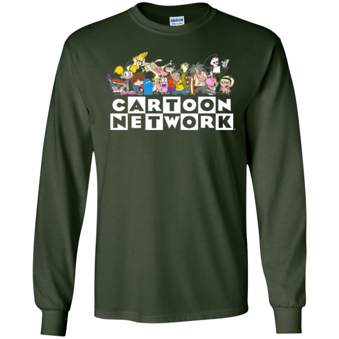 Cartoon T-shirt Classic Character Feature T-shirt Forest Green