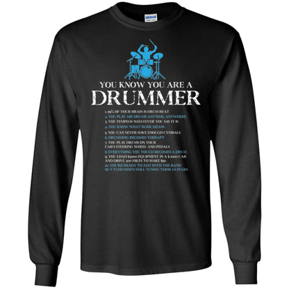 Drummer T-shirt You_re A Drummer Black