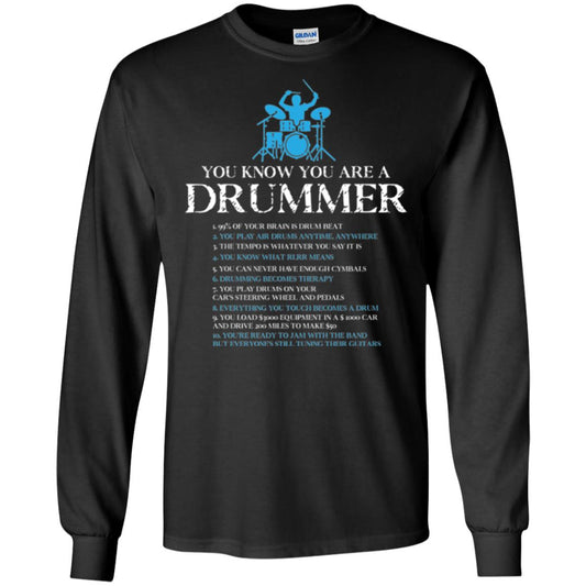 Drummer T-shirt You_re A Drummer Black