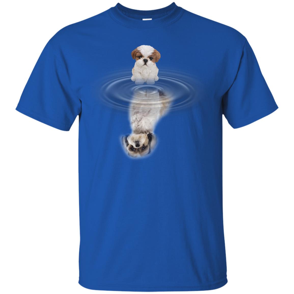 Little Shih Tzus And Big Shadow Shirt Royal