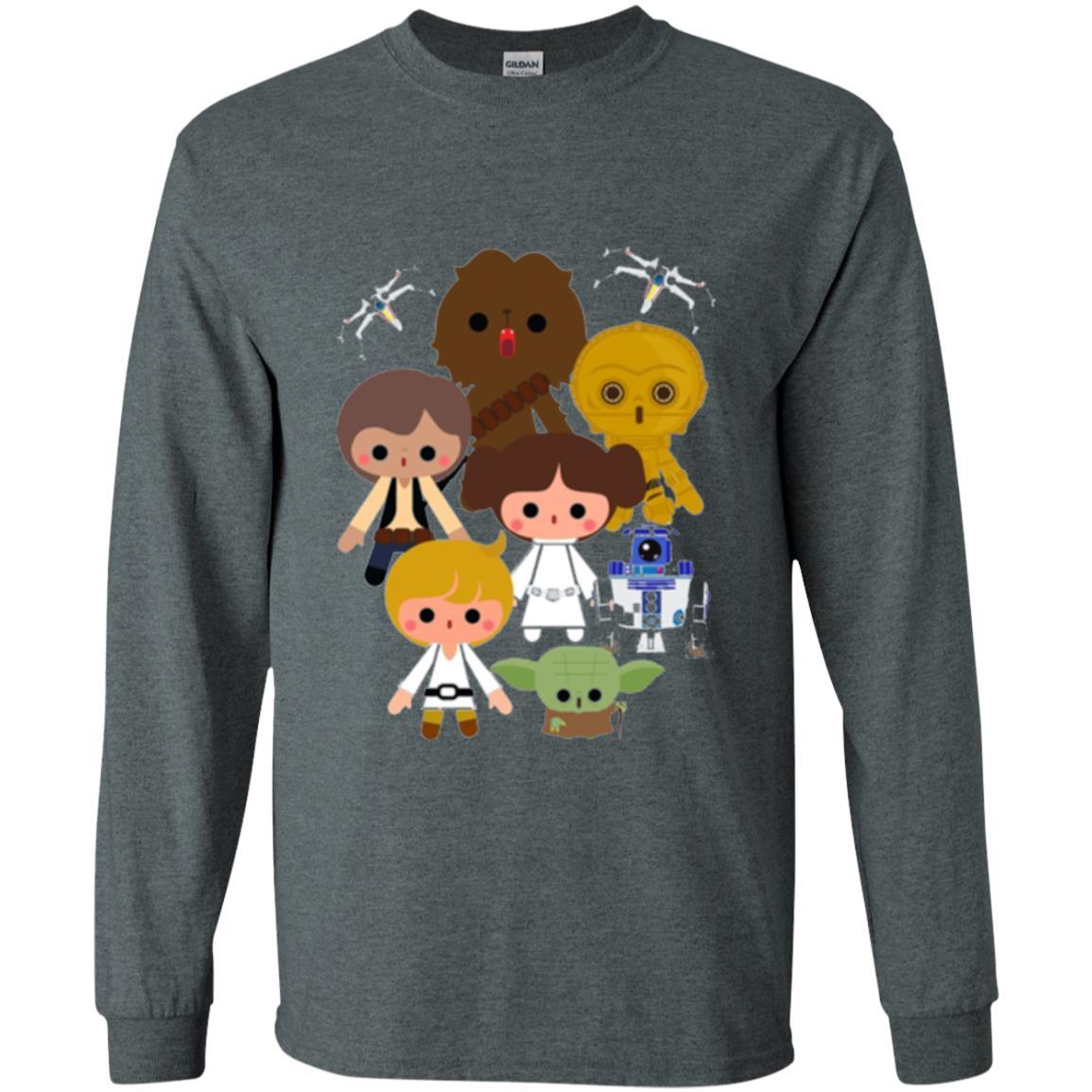 Film T-shirt Cute Kawaii Style Heroes Graphic Dark Heather