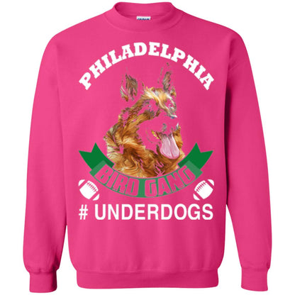 Football Lover T-shirt Philadelphia Bird Gang Underdogs 2018 Heliconia