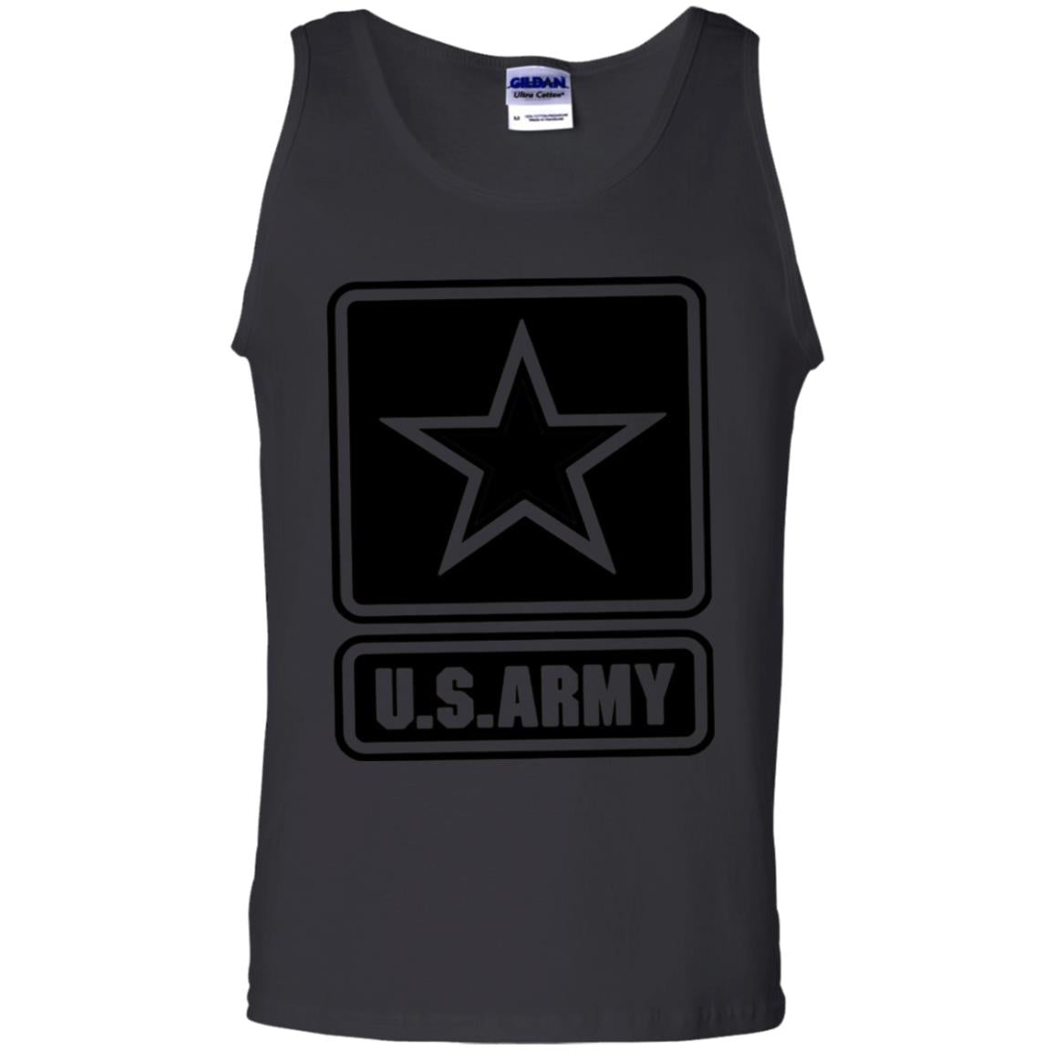 Us Army Black Logo United States Design T-shirt Black