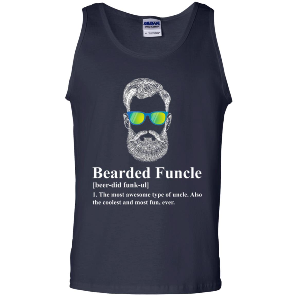 Uncle T-shirt Beared Funcle Navy