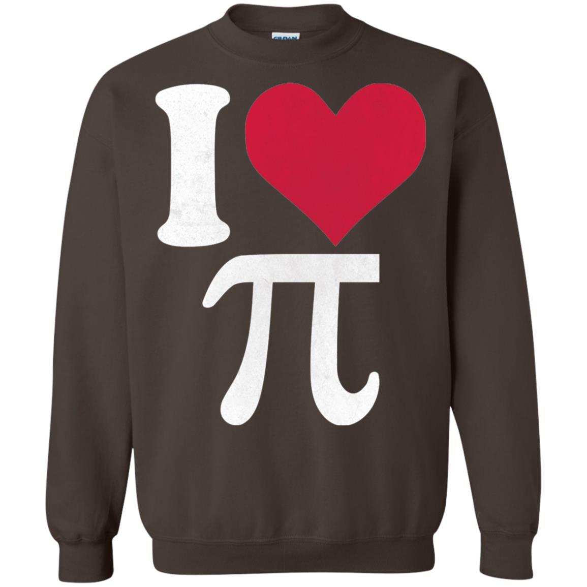 I Love Pi Vintage Retro Pi Day T-shirt Dark Chocolate