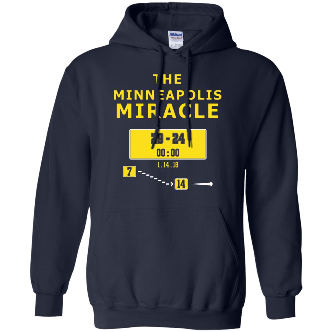 Football Lover T-shirt The Minneapolis Miracle Navy