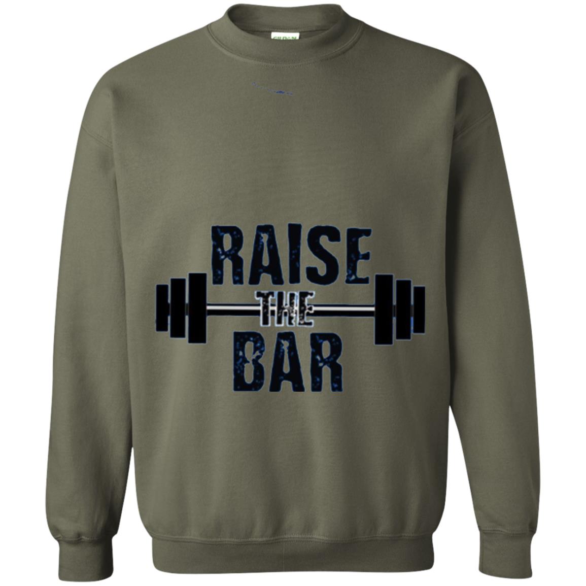 Workout Gym T-shirtraise The Bar Military Green