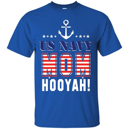 Us Navy Mom Hooyah Shirt Royal