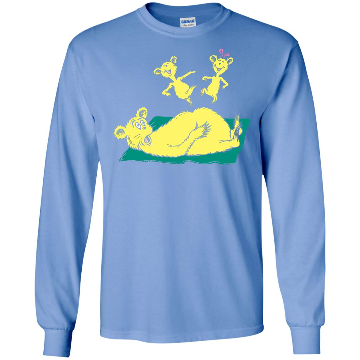 Dr. Seuss Hop On Pop Book Lover T-shirt Carolina Blue