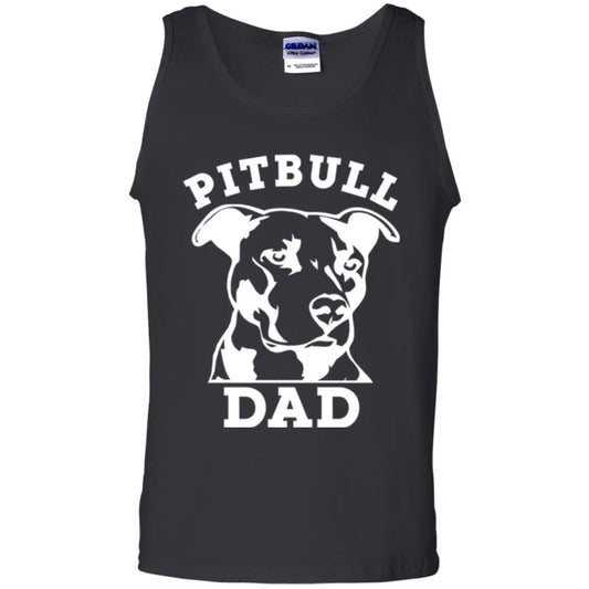 Pit Bull Dad T-shirt Pitbull Lovers Black