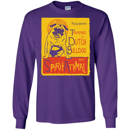 Dutch Bulldog My Spirit Animal T-shirt Purple