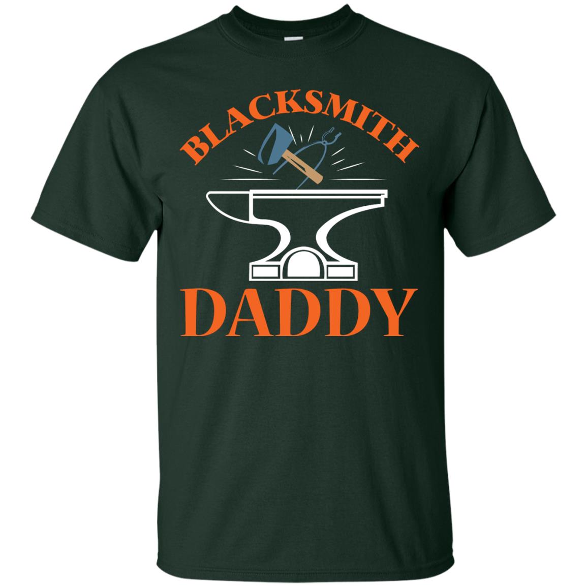 Blacksmith Daddy Happy Father's Day Shirt Forest