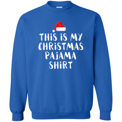 Christmas T-shirt This Is My Christmas Pajama Royal