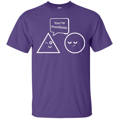 Math Lover T-shirt You're Are Pointless Purple