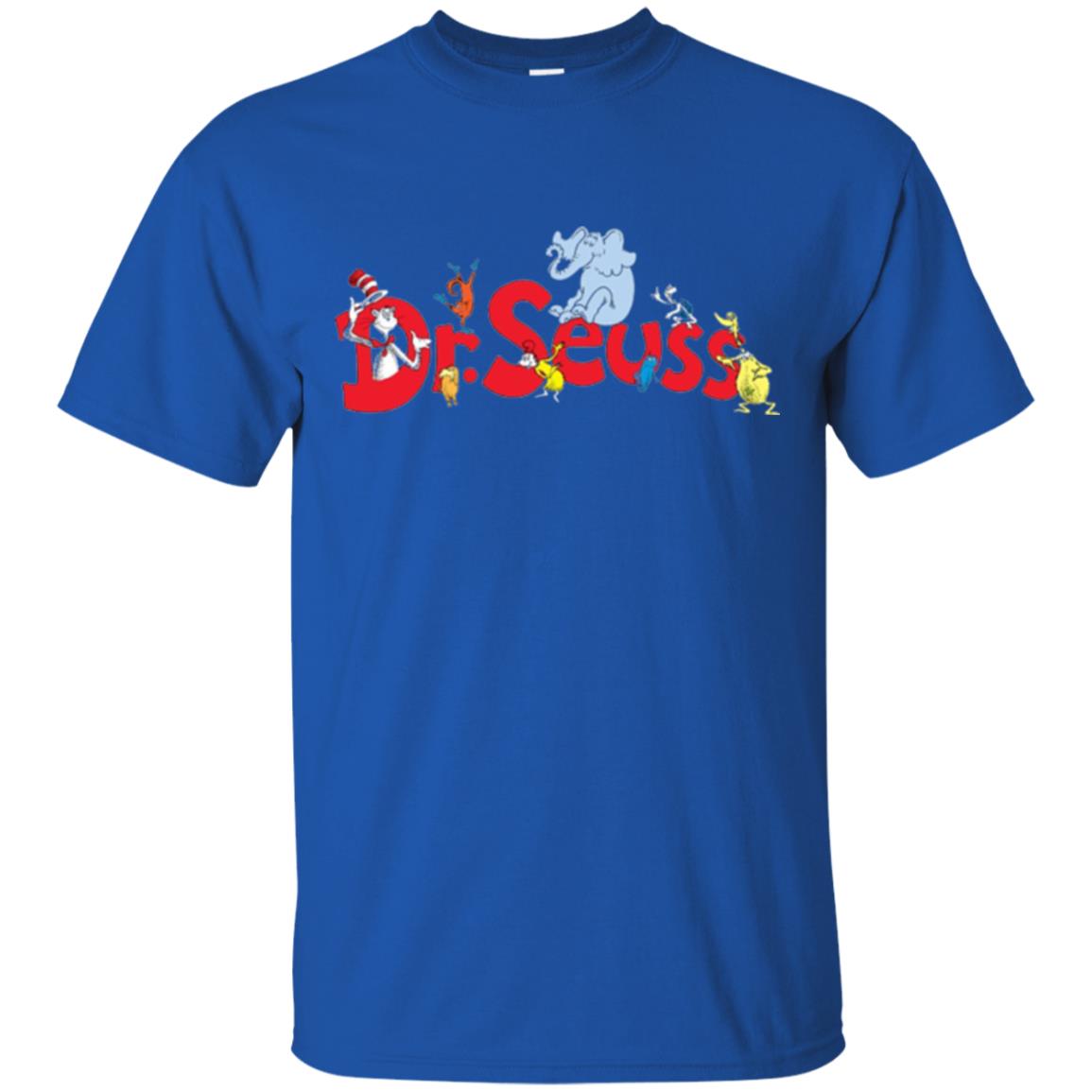 Dr. Seuss Family National Wear Red Day T-shirt Royal