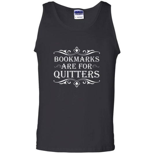 Bookworm T-shirt Bookmarks Are For Quitters Black
