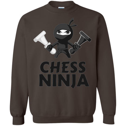 Funny Chess Ninja T-shirt Dark Chocolate