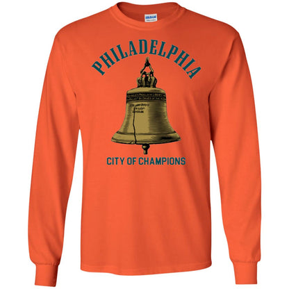 Football T-shirt Philadelphia City Of Champions Orange