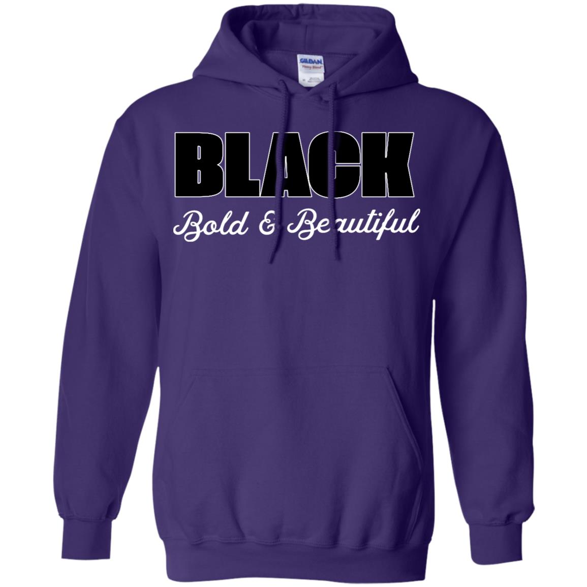 Black Bold And Beautiful Shirt Purple