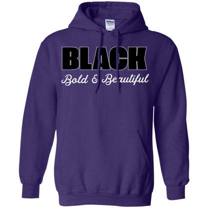 Black Bold And Beautiful Shirt Purple